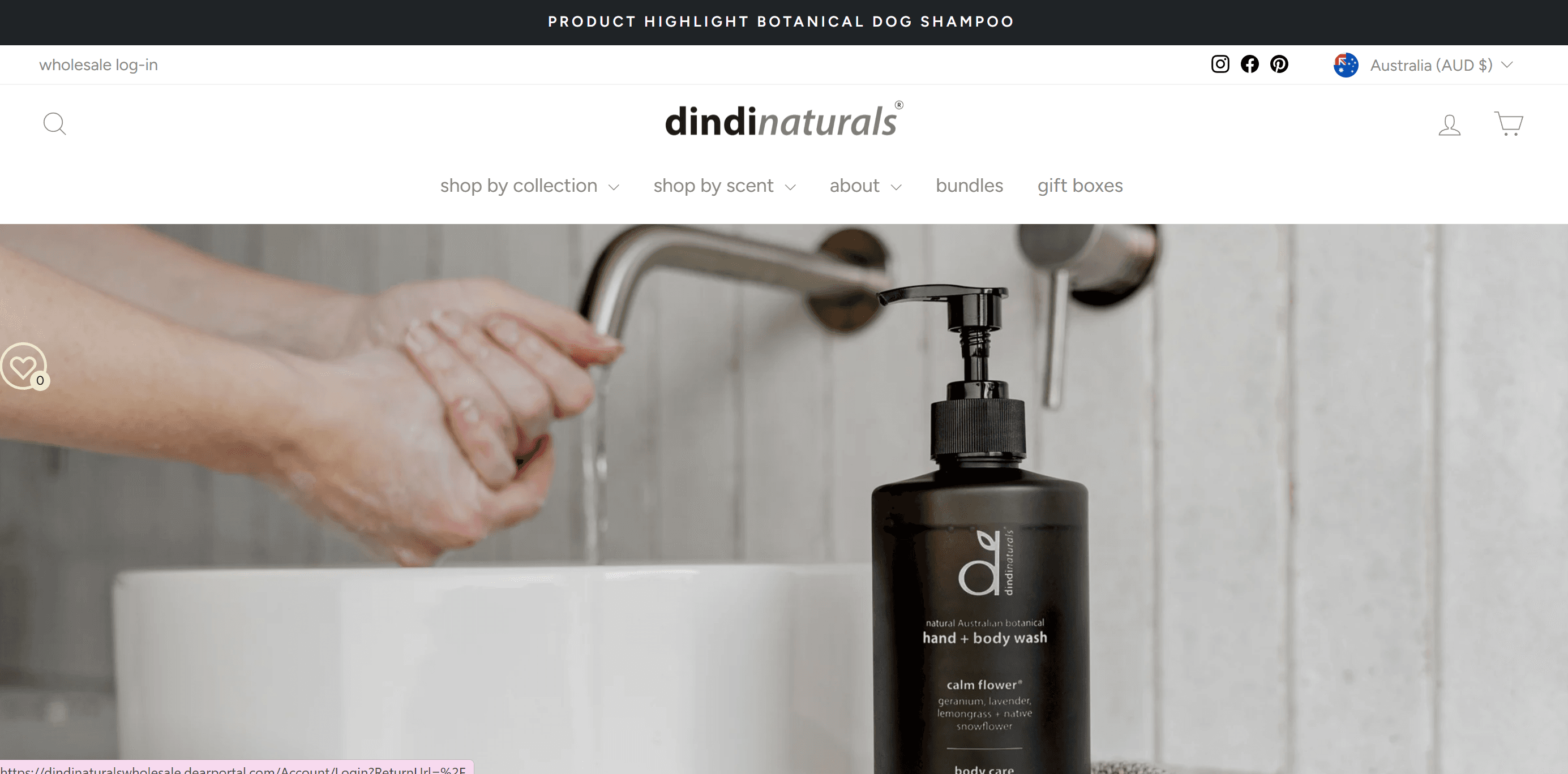 The Dindi Naturals online store