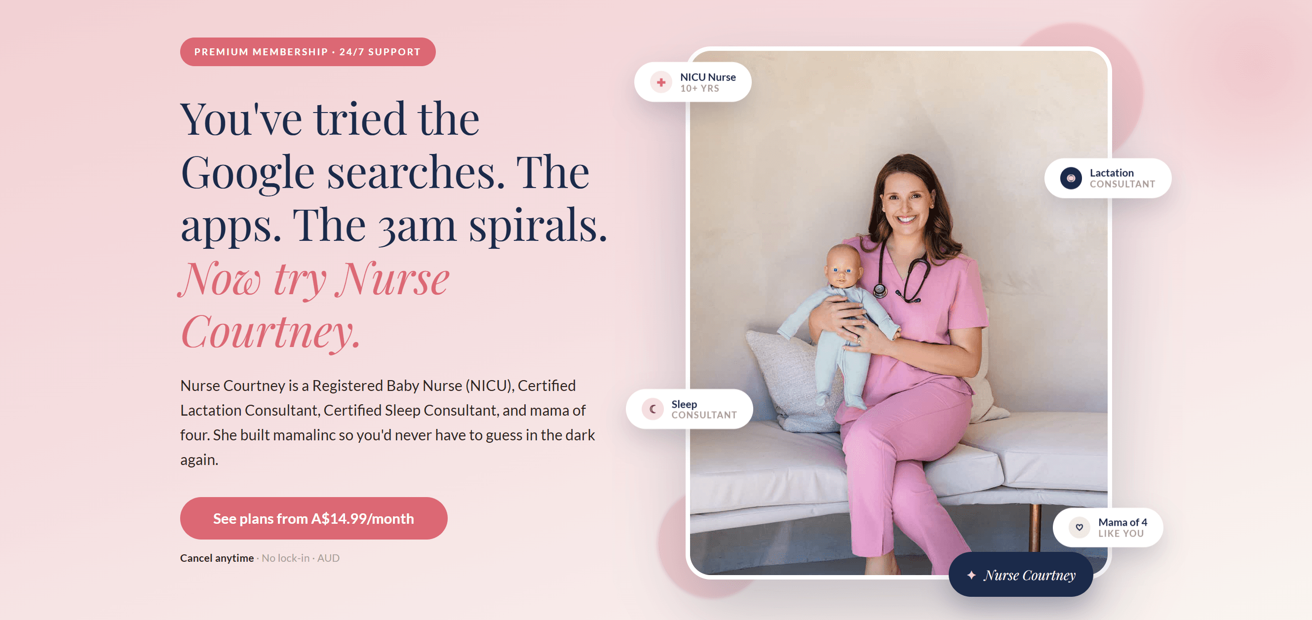 The Mama Years, now try Nurse Courtney